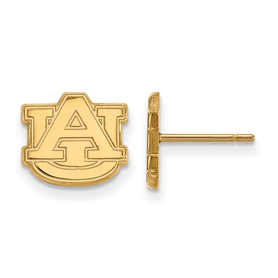 Women's Auburn Tigers Gold Plated XS Post Earrings