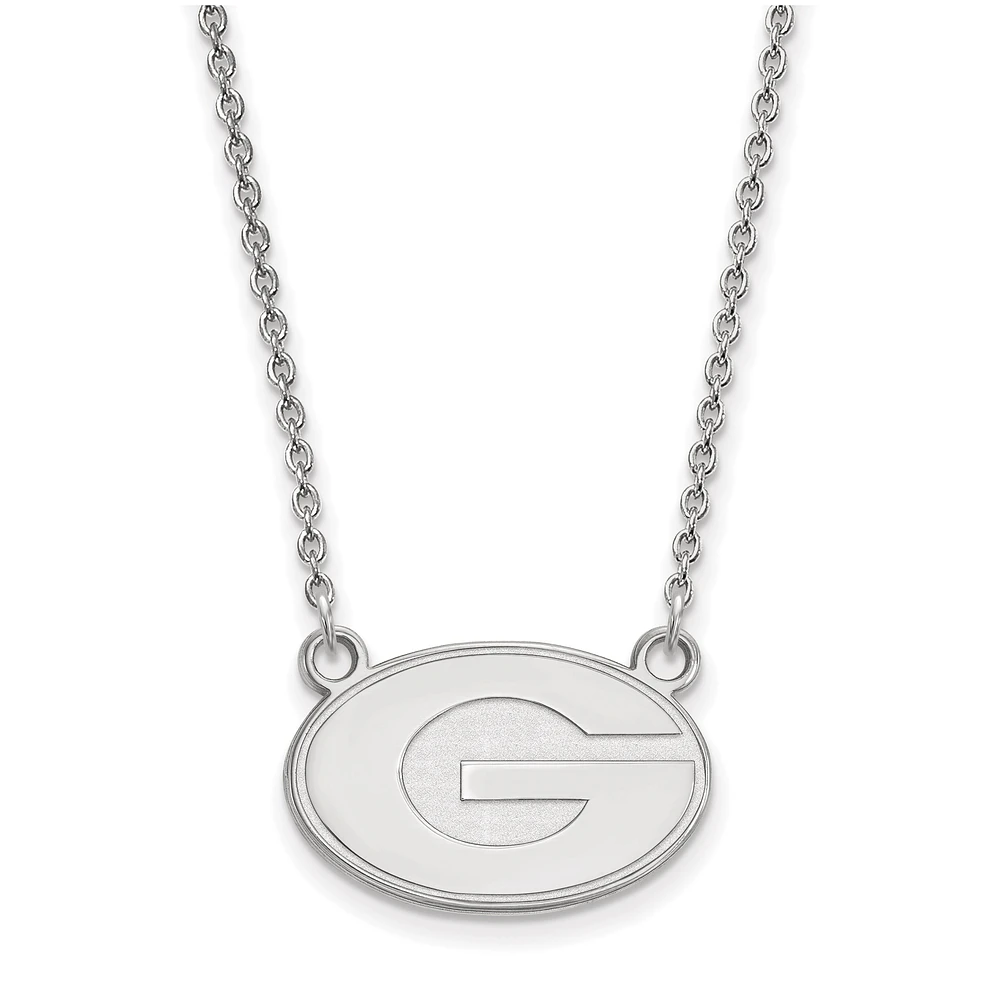 Women's Georgia Bulldogs Sterling Silver Pendant Necklace