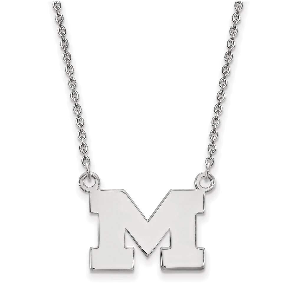Women's Michigan Wolverines Sterling Silver Pendant Necklace