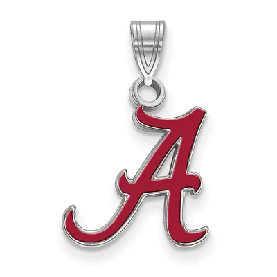 Women's Alabama Crimson Tide Sterling Silver Small Enamel Pendant