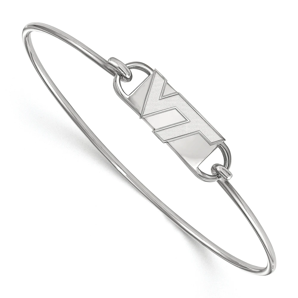Women's Virginia Tech Hokies Sterling Silver Wire Bangle