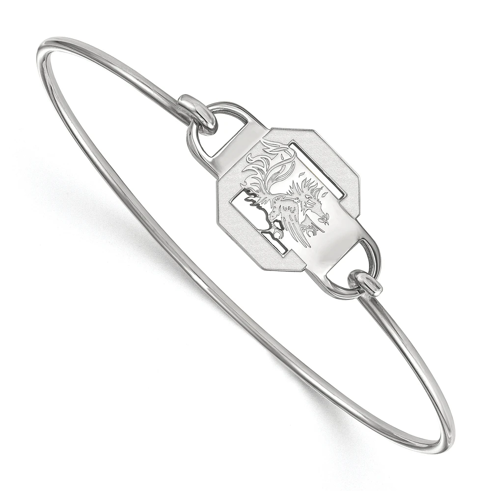 Women's South Carolina Gamecocks Sterling Silver Wire Bangle