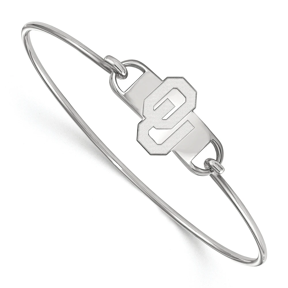 Women's Oklahoma Sooners Sterling Silver Wire Bangle
