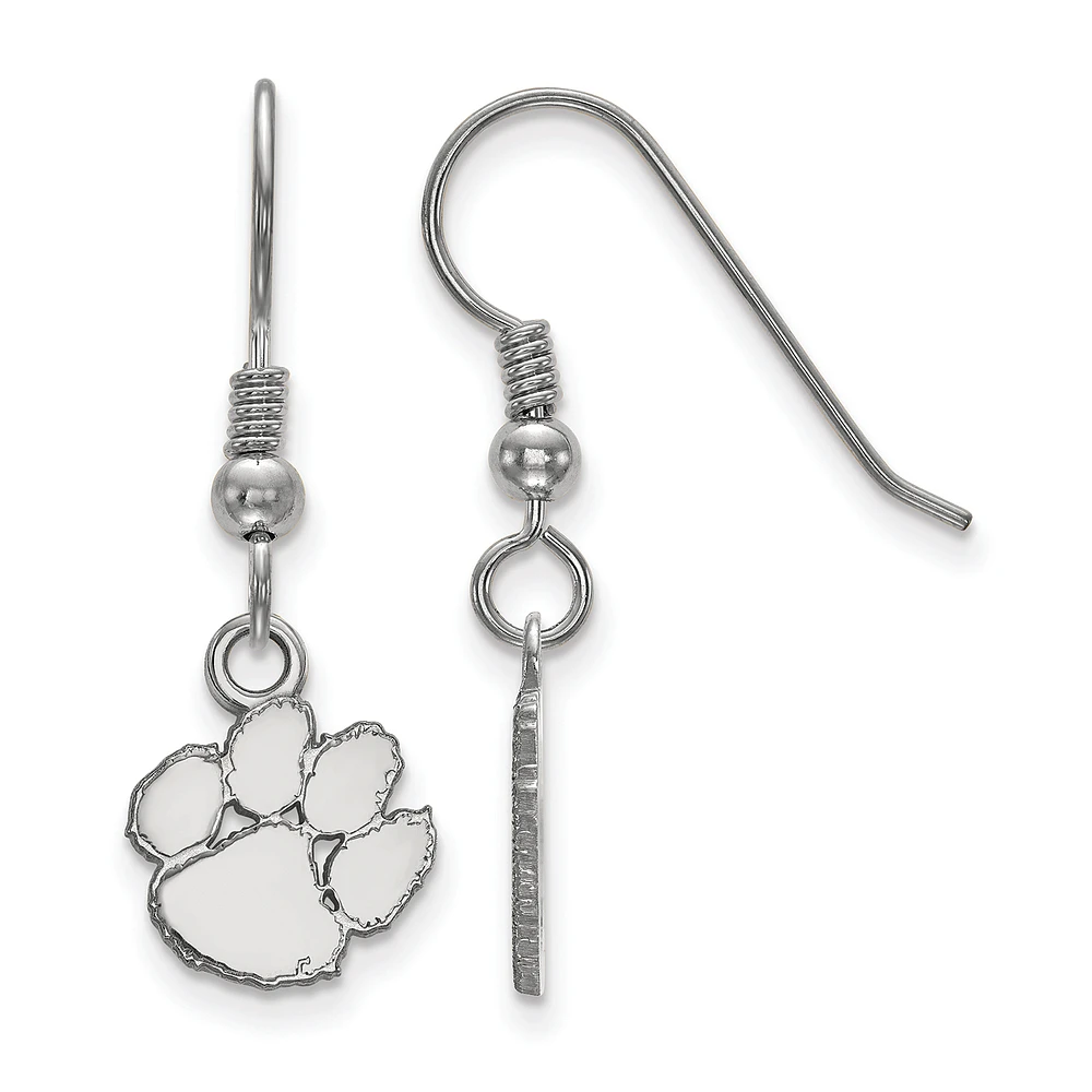 Women's Clemson Tigers Sterling Silver XS Dangle Earrings