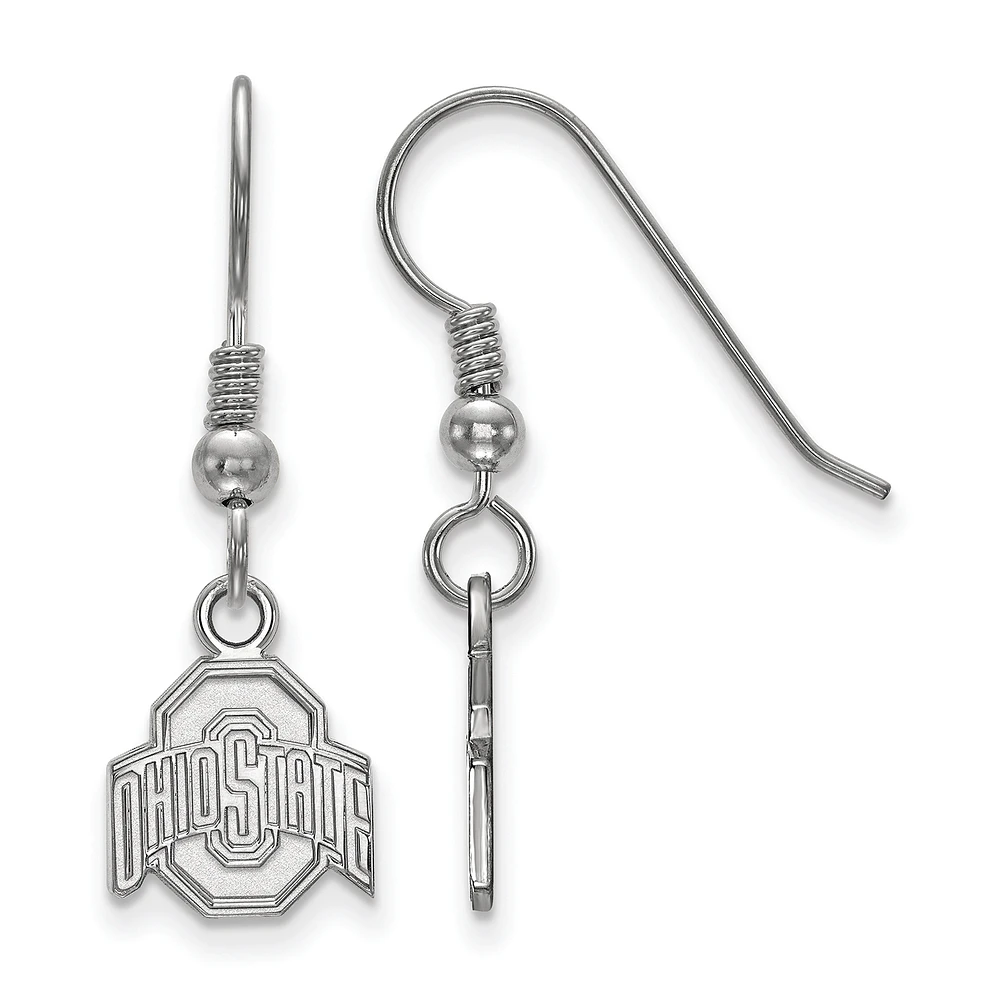 Women's Ohio State Buckeyes Sterling Silver XS Dangle Earrings