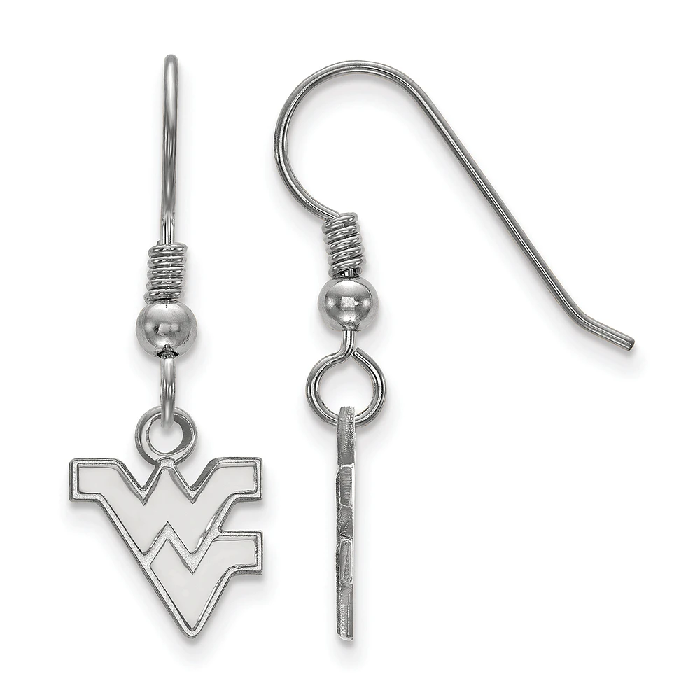 Women's West Virginia Mountaineers Sterling Silver XS Dangle Earrings