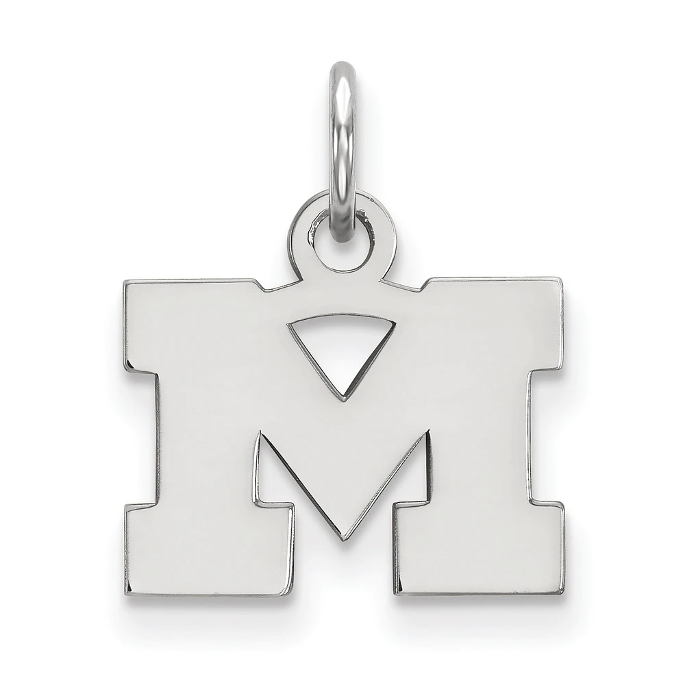 Women's Michigan Wolverines Sterling Silver XS Pendant