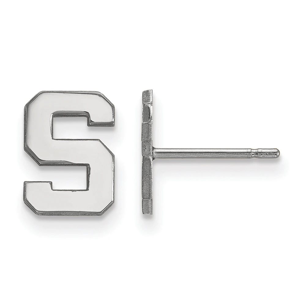 Women's Michigan State Spartans Sterling Silver XS Post Earrings