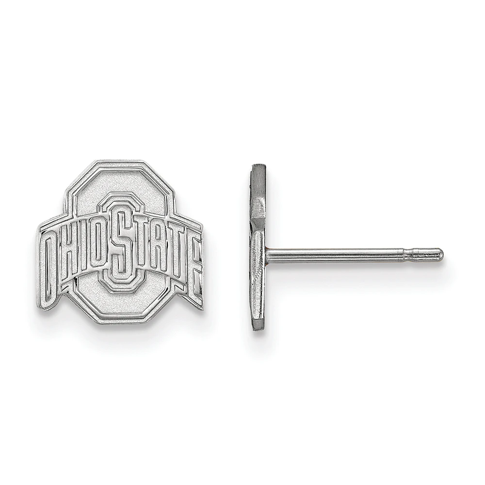 Women's Ohio State Buckeyes Sterling Silver XS Post Earrings