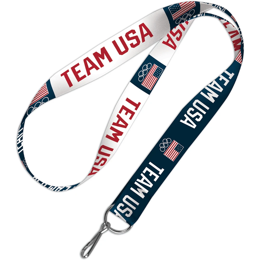 WinCraft Navy/White Team USA Lanyard
