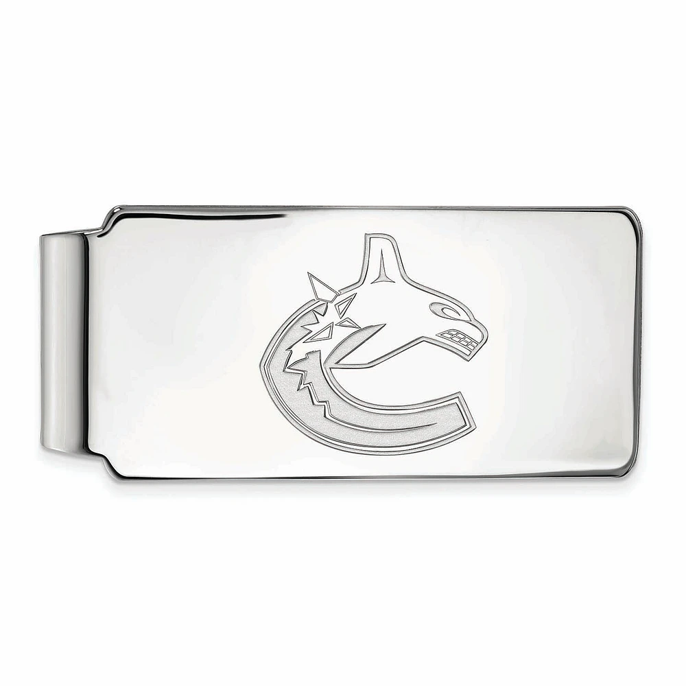 Silver Vancouver Canucks Money Clip