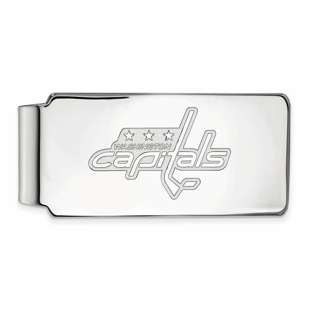Silver Washington Capitals Money Clip