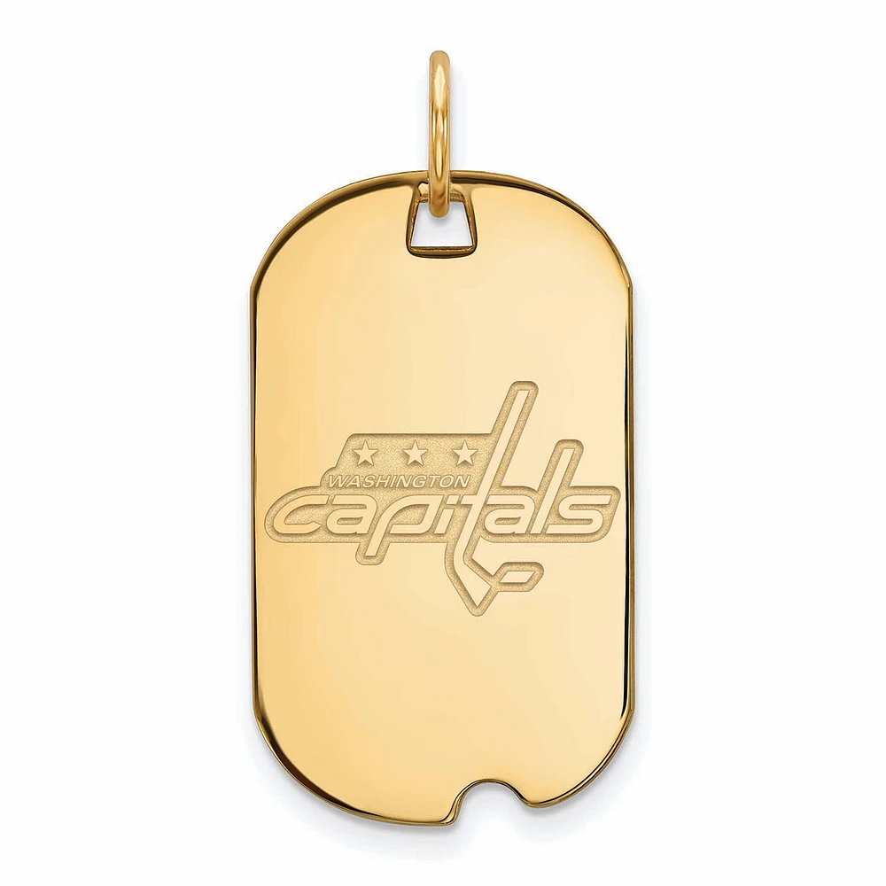 Women's Washington Capitals Gold Plated Small Dog Tag
