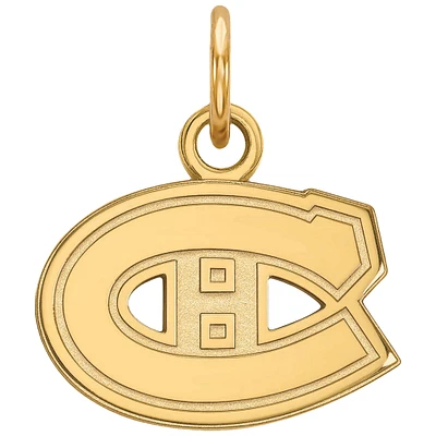 Women's Montreal Canadiens Gold Plated XS Pendant