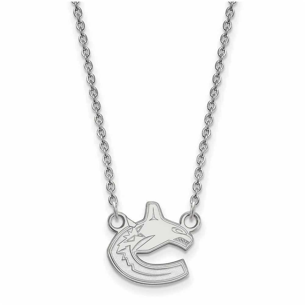 Women's Vancouver Canucks Sterling Silver Small Pendant Necklace