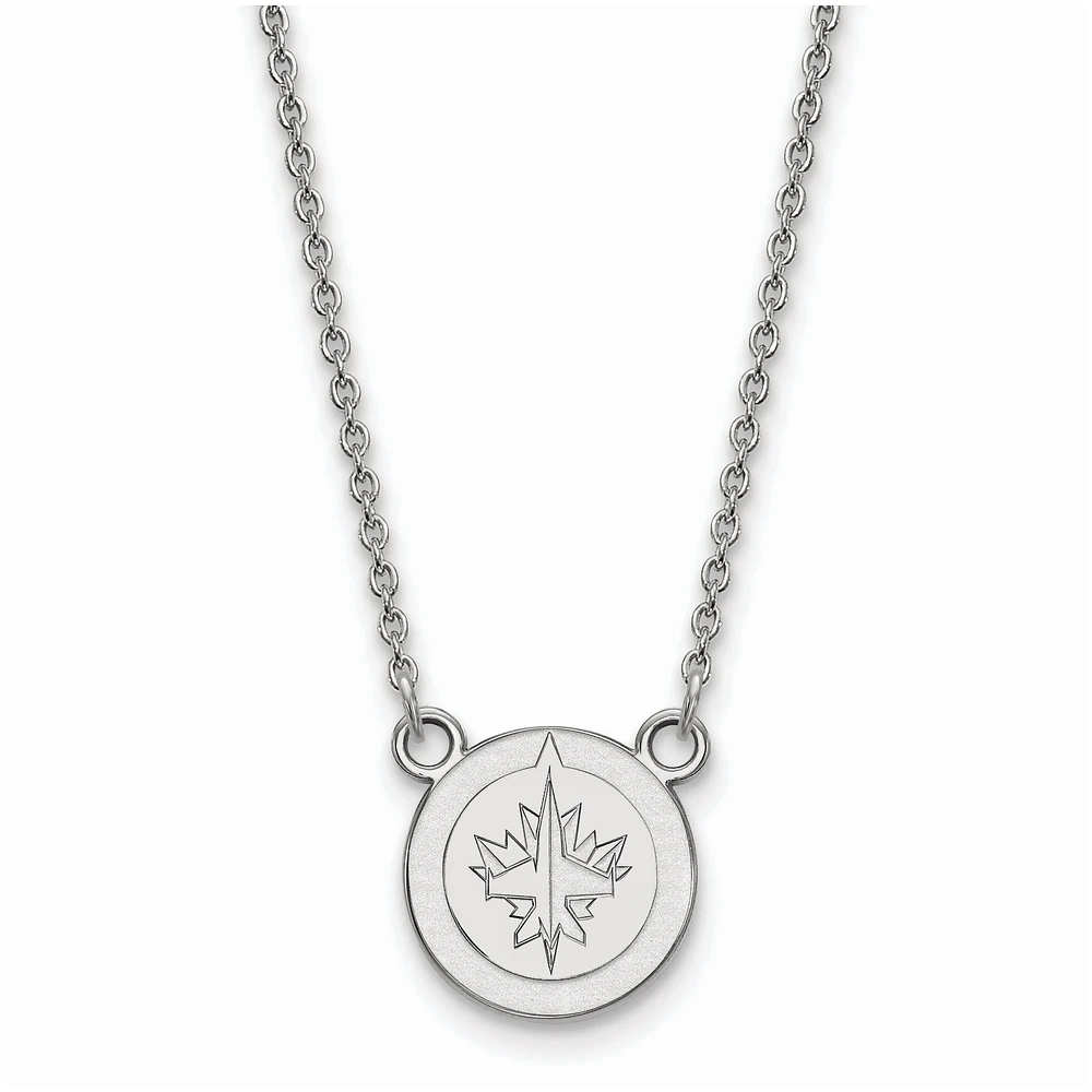 Women's Winnipeg Jets Sterling Silver Small Pendant Necklace