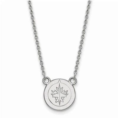 Women's Winnipeg Jets Sterling Silver Small Pendant Necklace