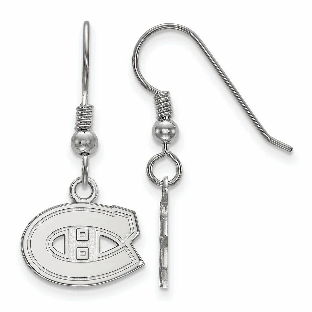 Women's Montreal Canadiens Sterling Silver XS Dangle Earrings