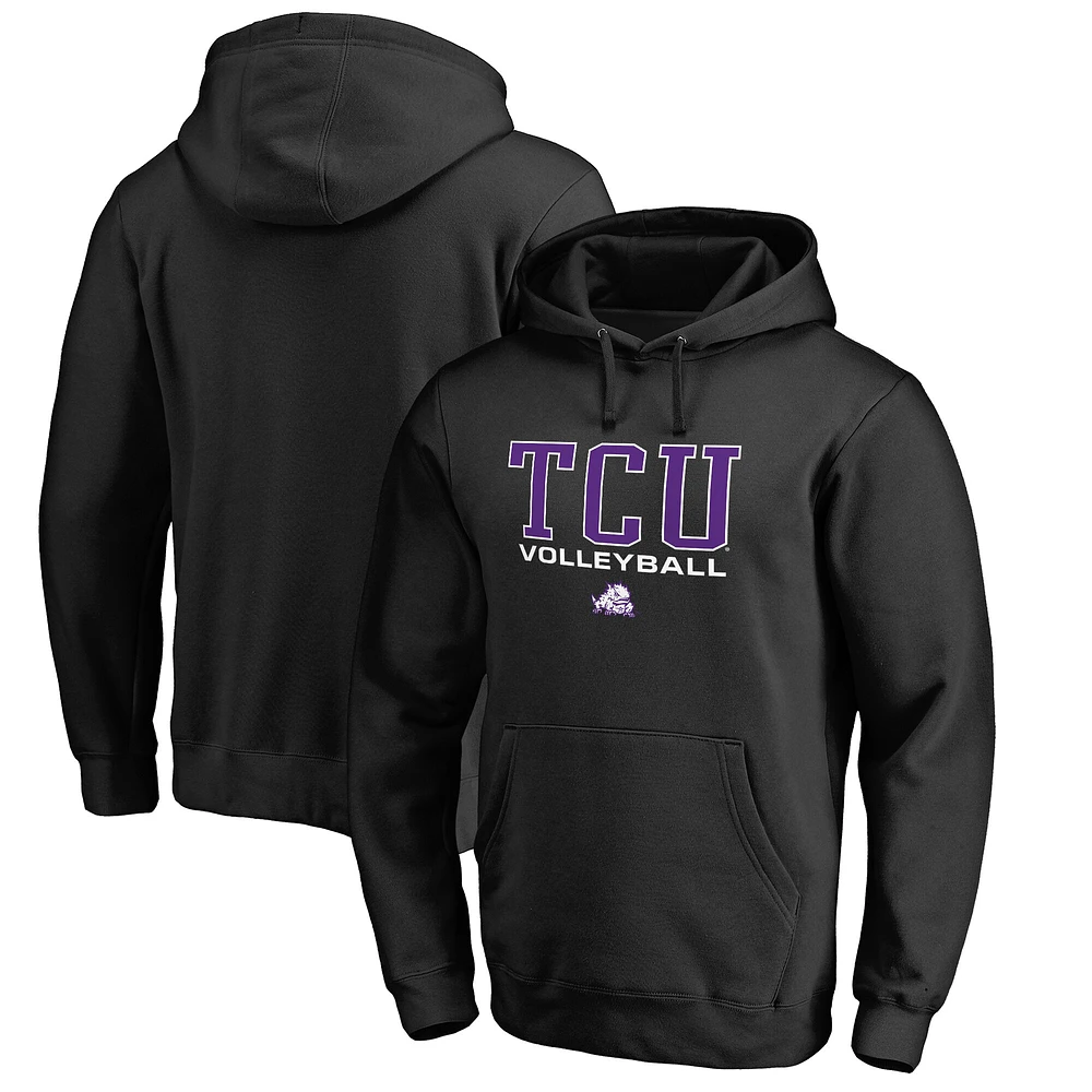 Men's Black TCU Horned Frogs Team Unity Volleyball Pullover Hoodie