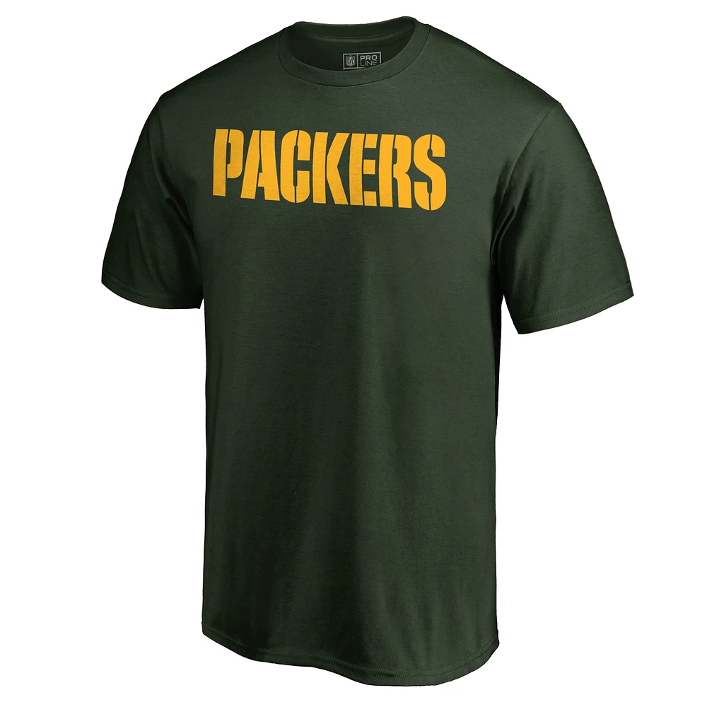 Men's Green Green Bay Packers Wordmark T-Shirt