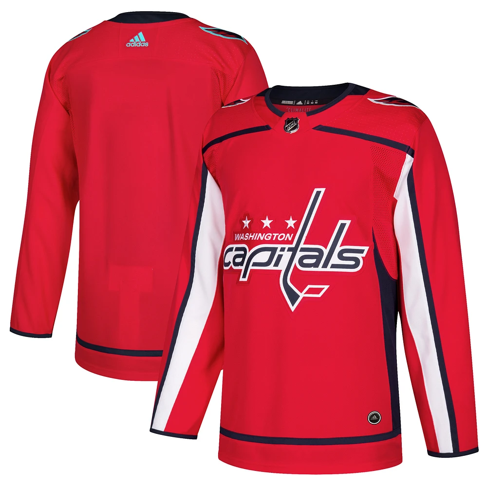 Men's adidas Red Washington Capitals Home Authentic Blank Jersey
