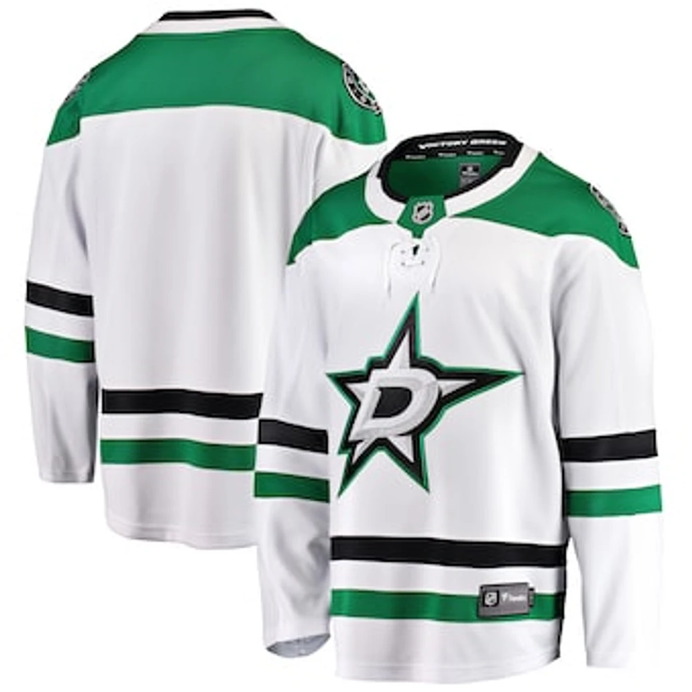 Men's Fanatics White Dallas Stars Breakaway Away Jersey