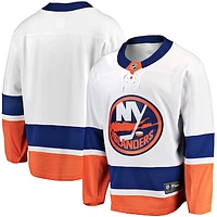 Men's Fanatics White New York Islanders Breakaway Away Jersey