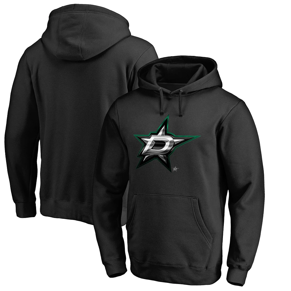 Men's Black Dallas Stars Midnight Mascot Pullover Hoodie