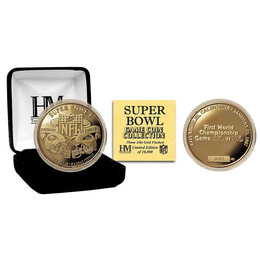 Highland Mint Green Bay Packers Super Bowl I Flip Coin