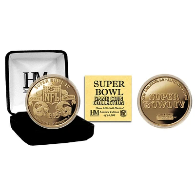 Highland Mint Kansas City Chiefs Super Bowl IV Flip Coin