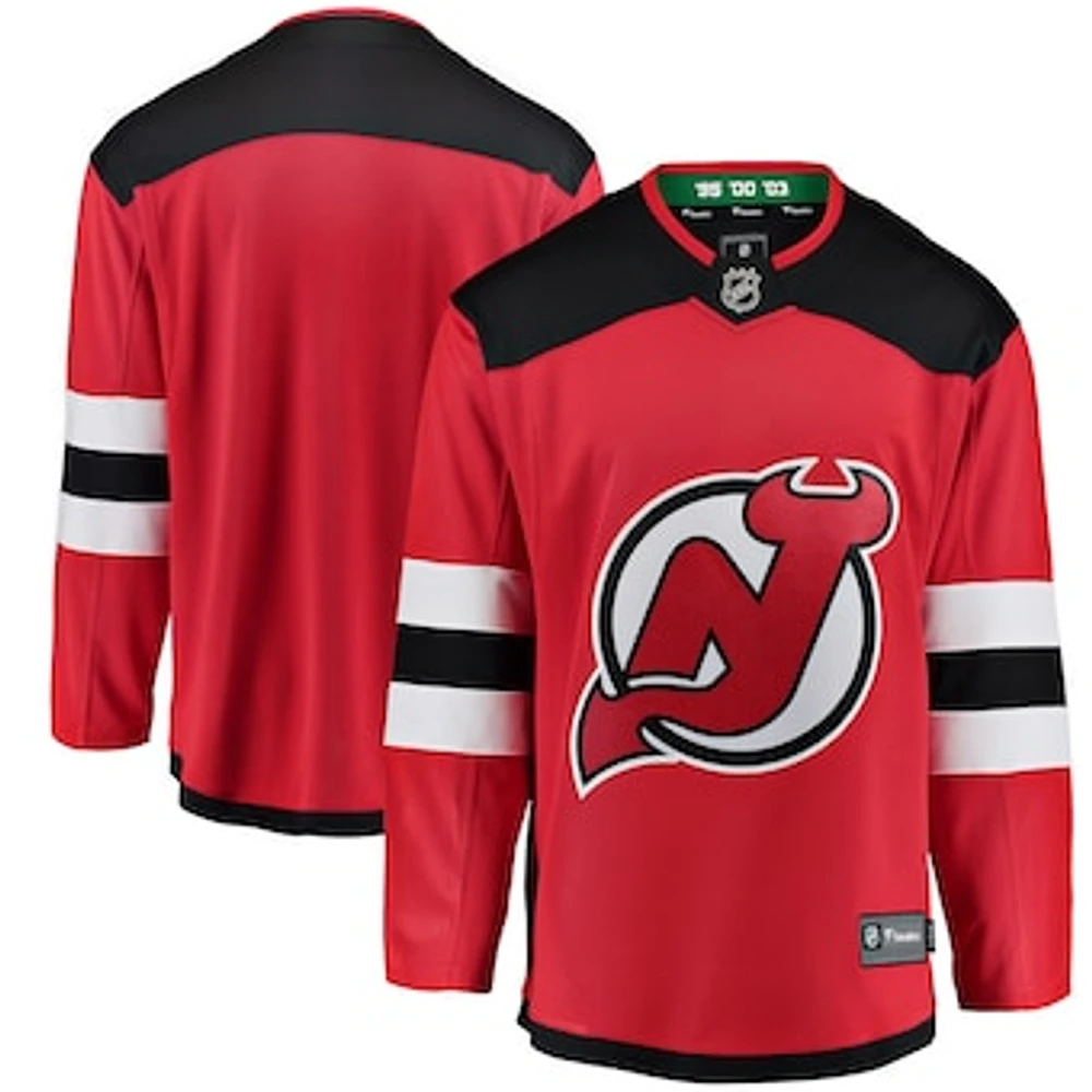 Youth Fanatics Red New Jersey Devils Breakaway Home Jersey