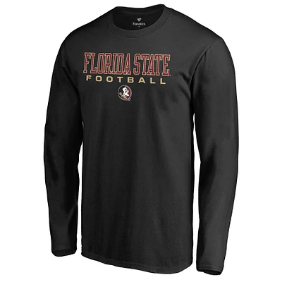 Men's Black Florida State Seminoles Team Unity Football Long Sleeve T-Shirt