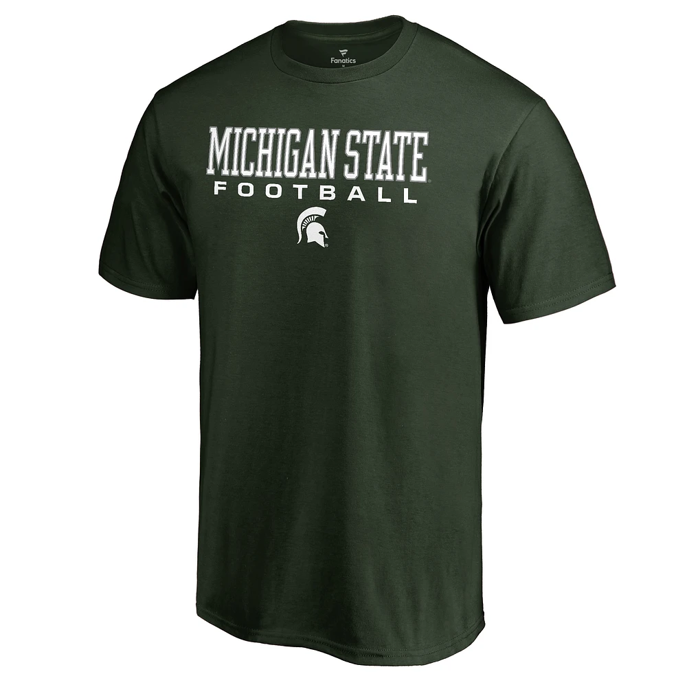 Men's Green Michigan State Spartans Team Unity Football T-Shirt