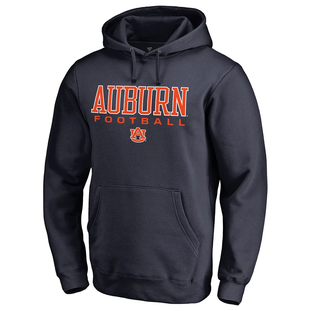 Men's Navy Auburn Tigers Team Unity Football Pullover Hoodie