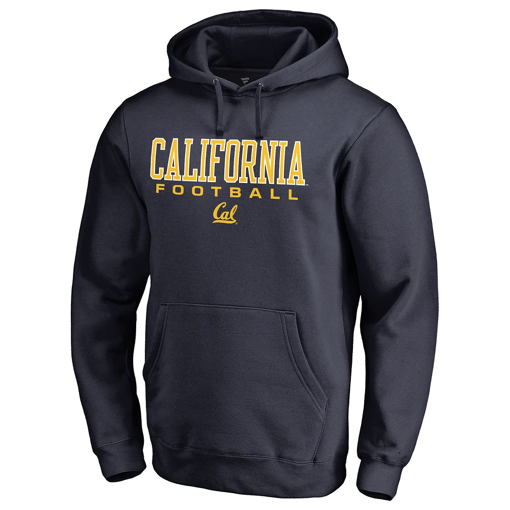 Men's Navy Cal Bears Team Unity Football Pullover Hoodie