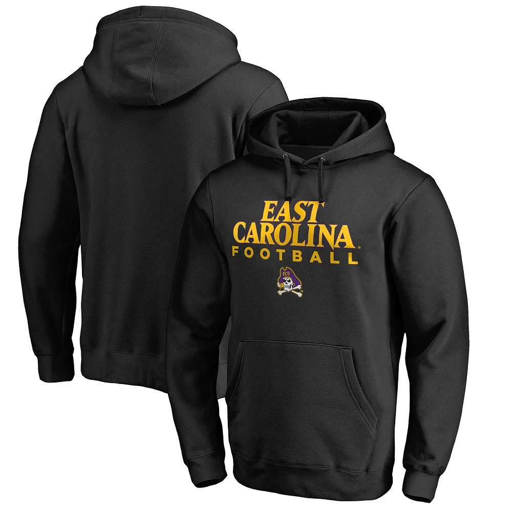 Men's Black ECU Pirates Team Unity Football Pullover Hoodie