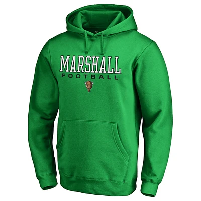 Men's Kelly Green Marshall Thundering Herd Team Unity Football Pullover Hoodie