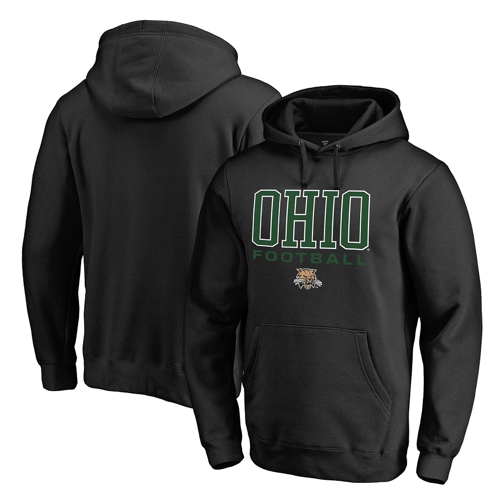 Men's Black Ohio Bobcats Team Unity Football Pullover Hoodie