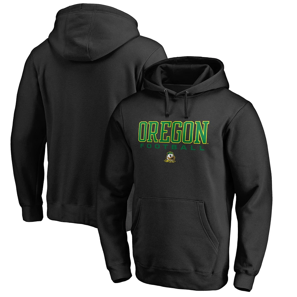 Men's Black Oregon Ducks Team Unity Football Pullover Hoodie