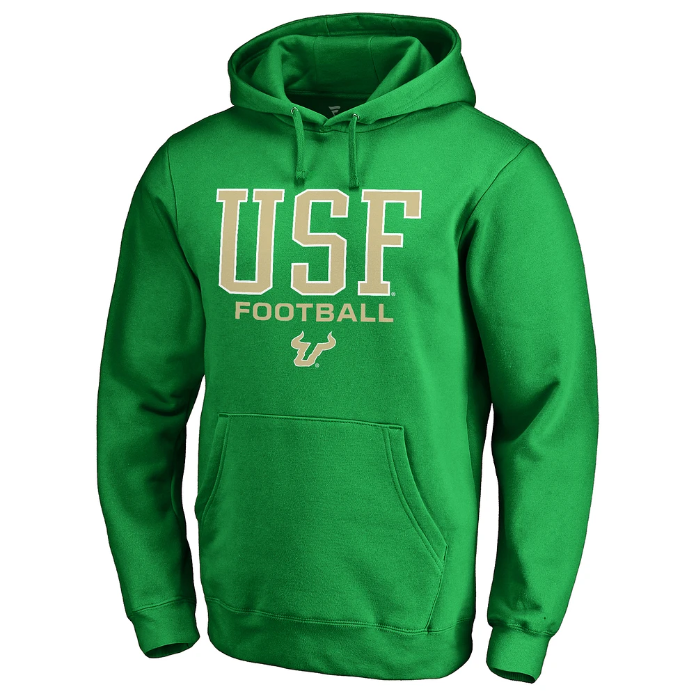 Men's Kelly Green South Florida Bulls Team Unity Football Pullover Hoodie
