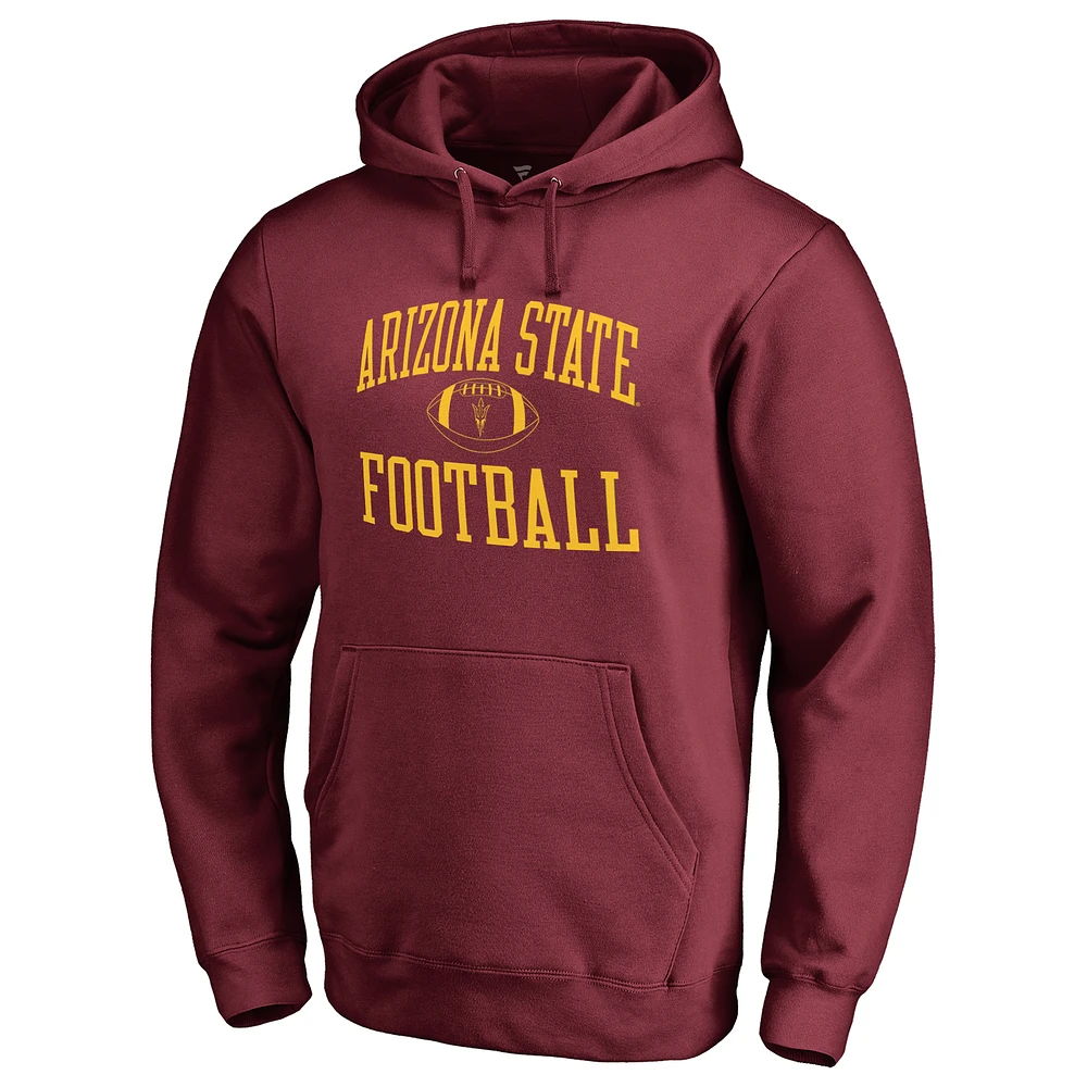 Men's Maroon Arizona State Sun Devils First Sprint Pullover Hoodie