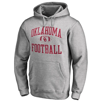 Men's Heather Gray Oklahoma Sooners First Sprint Pullover Hoodie