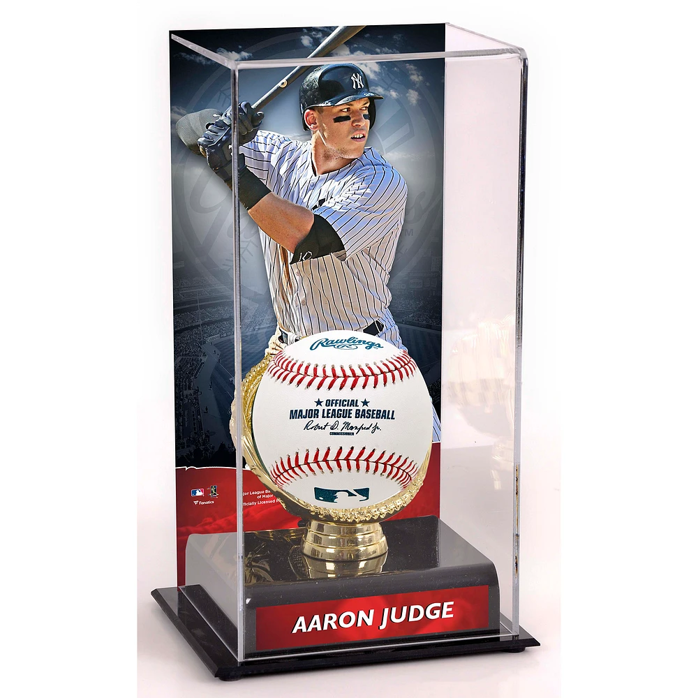 Aaron Judge New York Yankees Sublimated Display Case with Gold Glove Holder