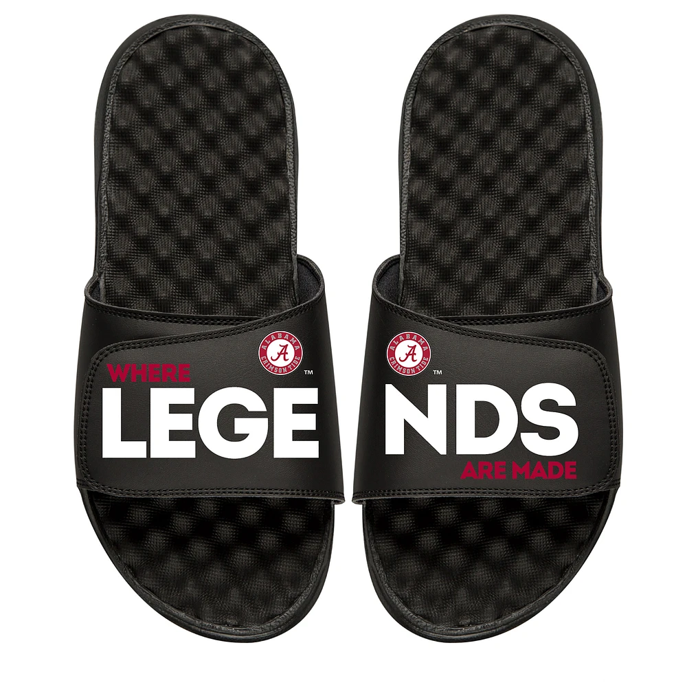 Youth ISlide BlackAlabama Crimson Tide Legends Slide Sandals