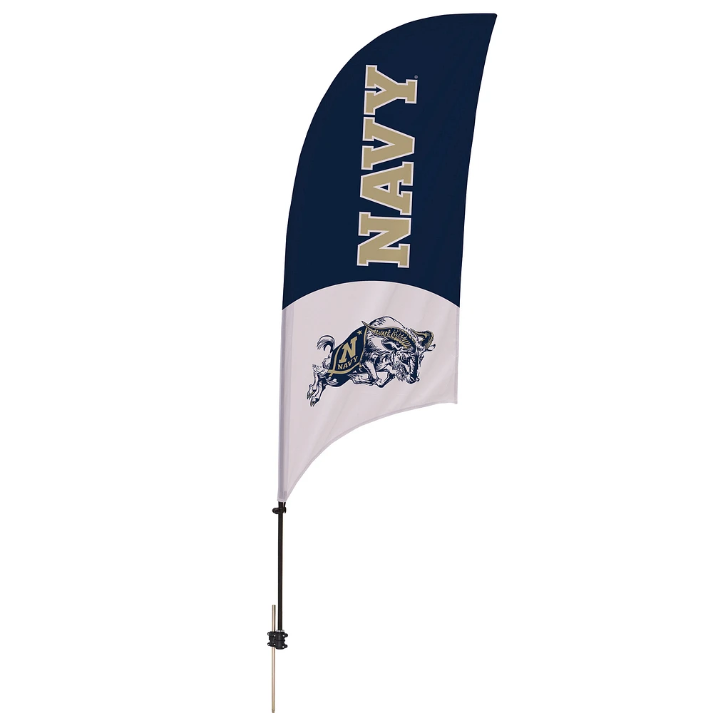 Navy Midshipmen 7.5' Mascot Razor Feather Stake Flag