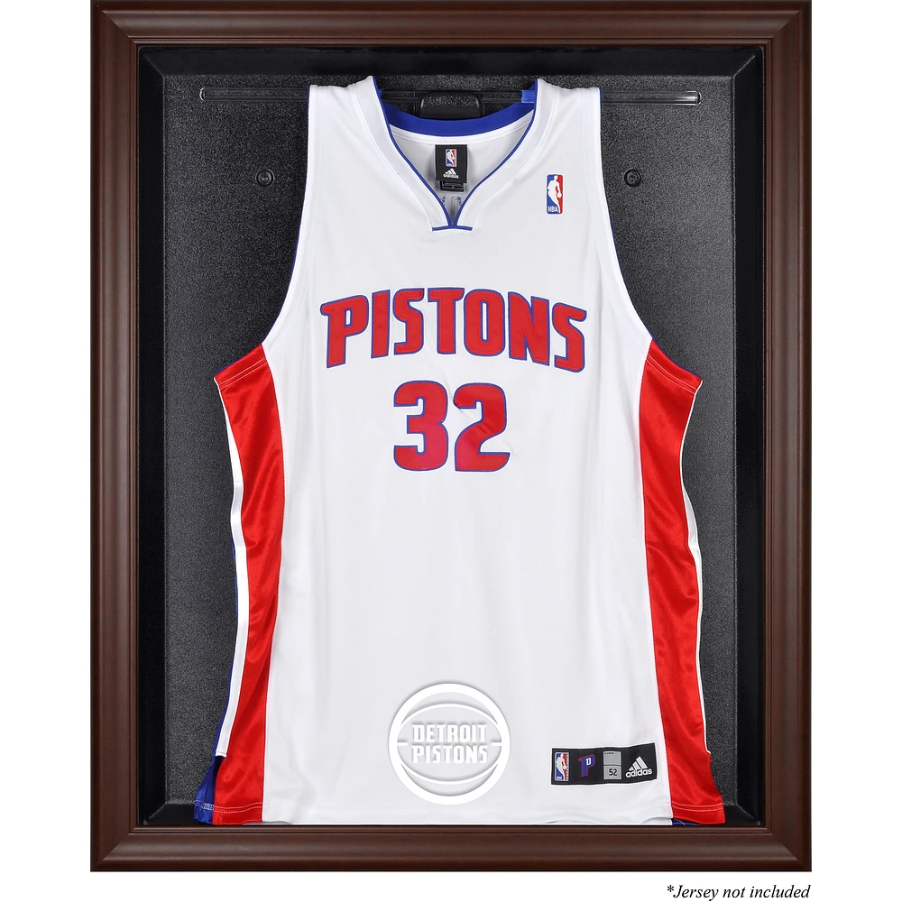 Detroit Pistons Framed Brown Jersey Display Case
