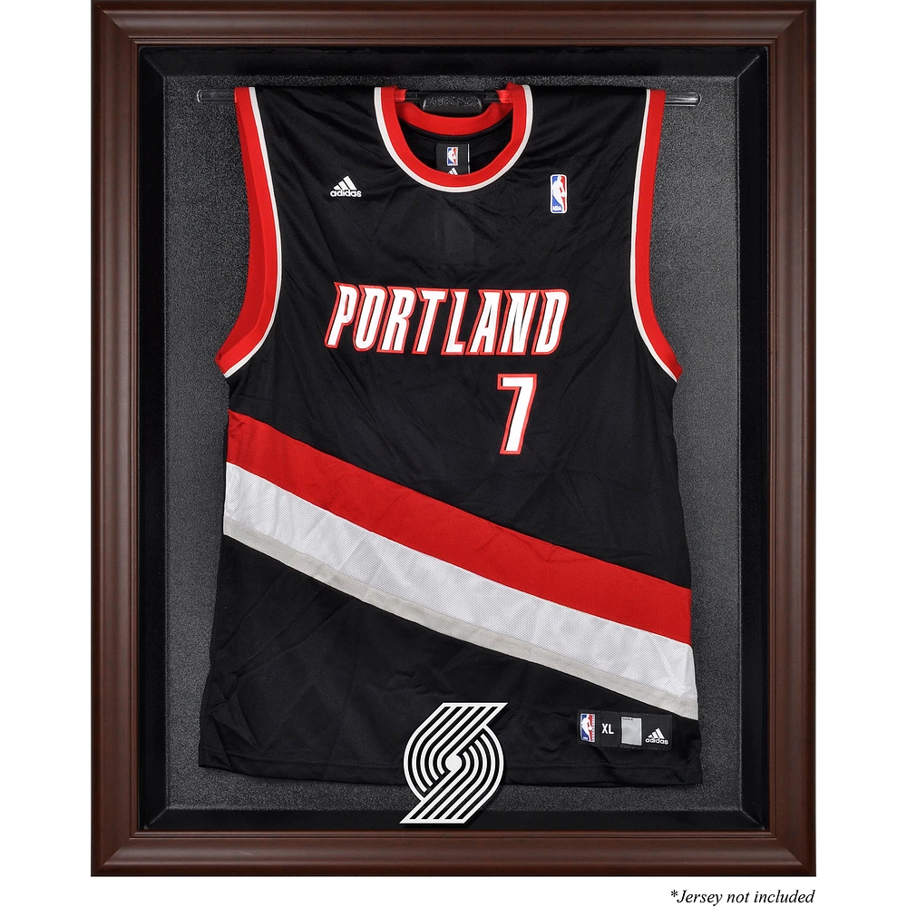 Portland Trail Blazers Framed Brown Jersey Display Case