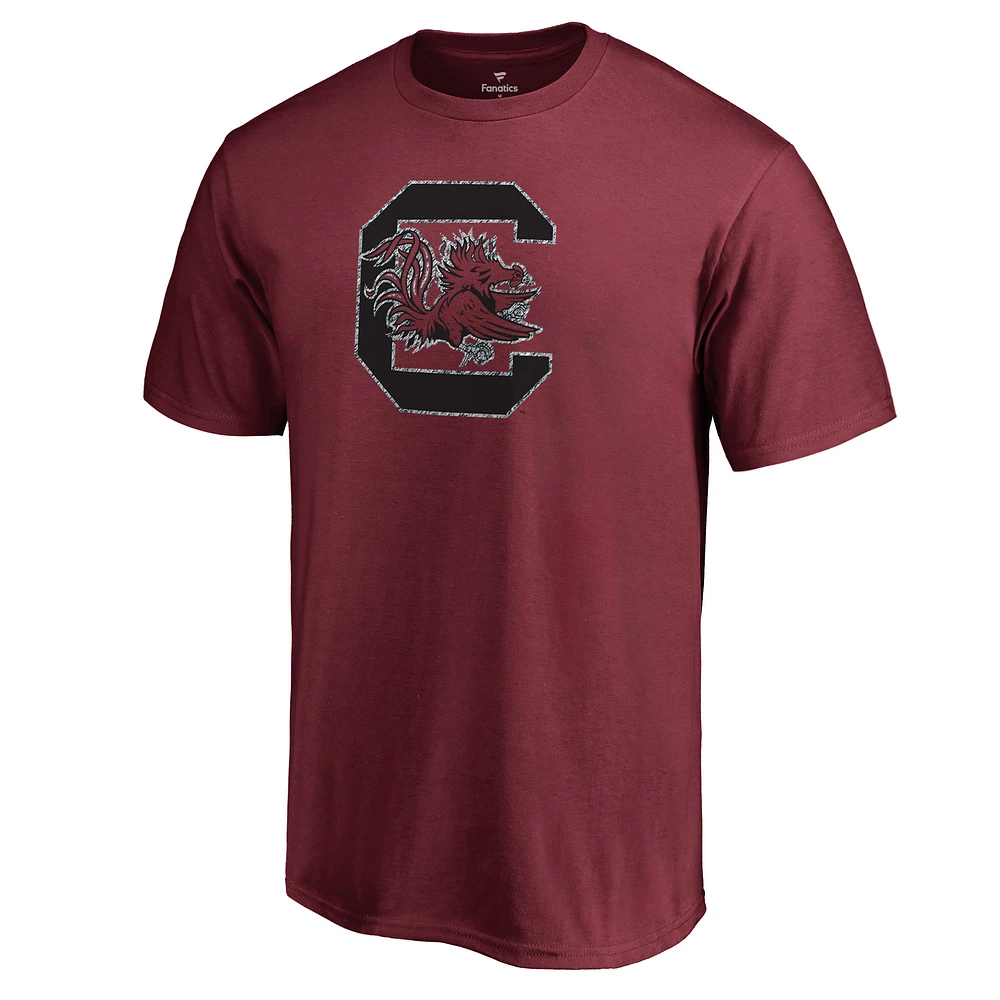 Men's Garnet South Carolina Gamecocks Static Logo T-Shirt