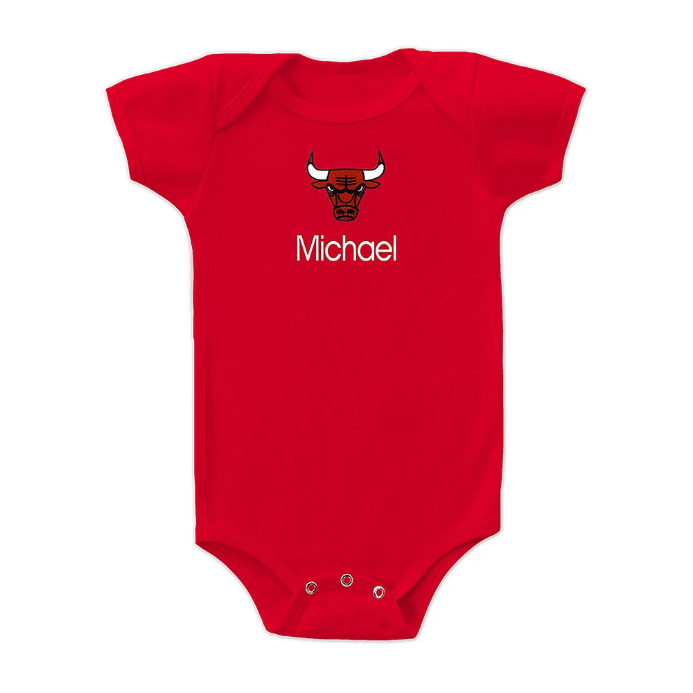 Infant Chicago Bulls Personalized Bodysuit