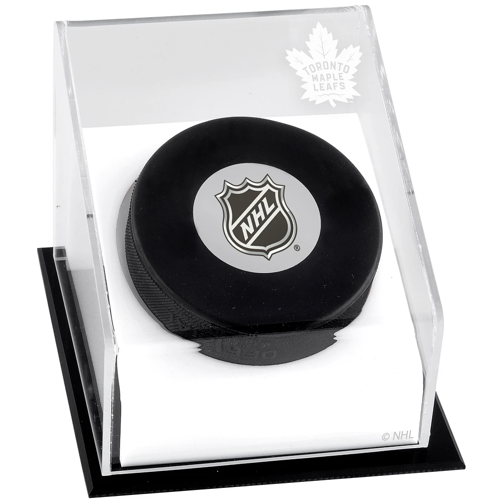 Toronto Maple Leafs (2016-Present) Puck Logo Display Case